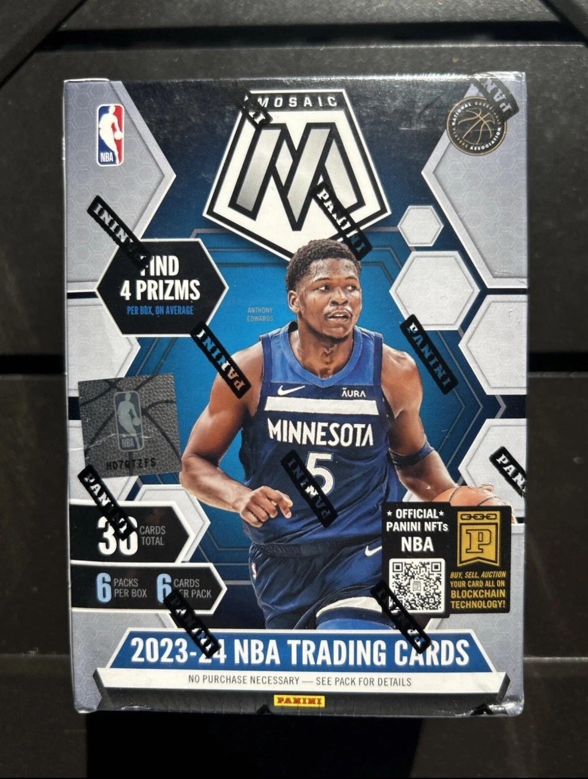2023-24 Panini Mosaic NBA Basketball Factory Sealed Blaster Box (36 Cards)