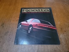 1988 Buick Reatta 24-page Original Car Sales Brochure Catalog