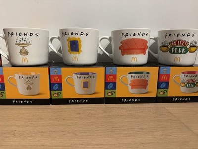 4 Mc Donalds Friends Tassen komplettes Set Neu OVP