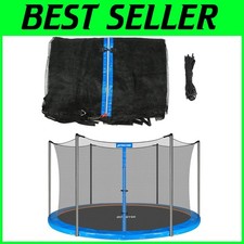 Adjustable Straps Trampoline Net - 6 Straight Poles, Round
