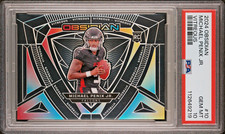 Michael Penix PSA 10 2024 Panini Obsidian Vitreous #10 Rookie RC  Falcons  SSP