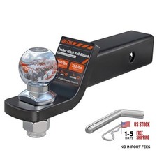 Trailer Hitch Mount with 2-5/16-Inch Ball  Pin, Fits 2-Inch Receiver,2 inch