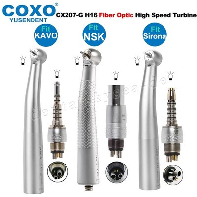Coxo Dental Fiber Optic High Speed Turbine Handstück Coupler Fit KAV NSK Sirona