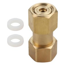CGA320 to CGA580 Adapter for Argon Gas Regulator and Welding Equipment