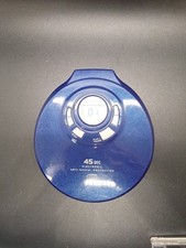 Vintage Audiovox Portable CD Player DM8703-45 Anti Shock Blue Tested Working