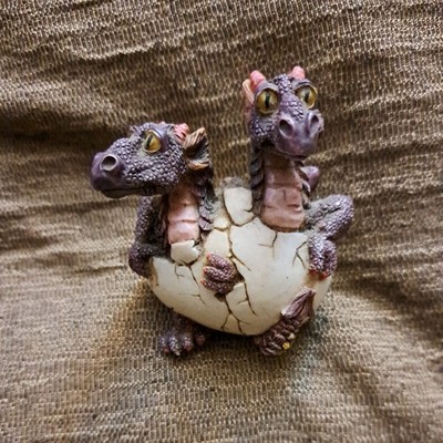 1997 W U Summit Collection Baby Dragon Hatching Hatchling Mythical Vintage