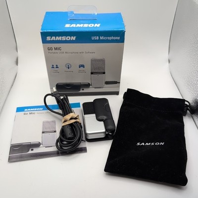 Samson Go Mic Portable USB Condenser Microphone - In Original Box TESTED WORKING