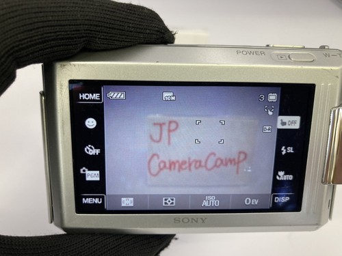Excellent SONY Cyber Shot DSC-T77 silver Camera Japanese only 1599 - Picture 18 of 18