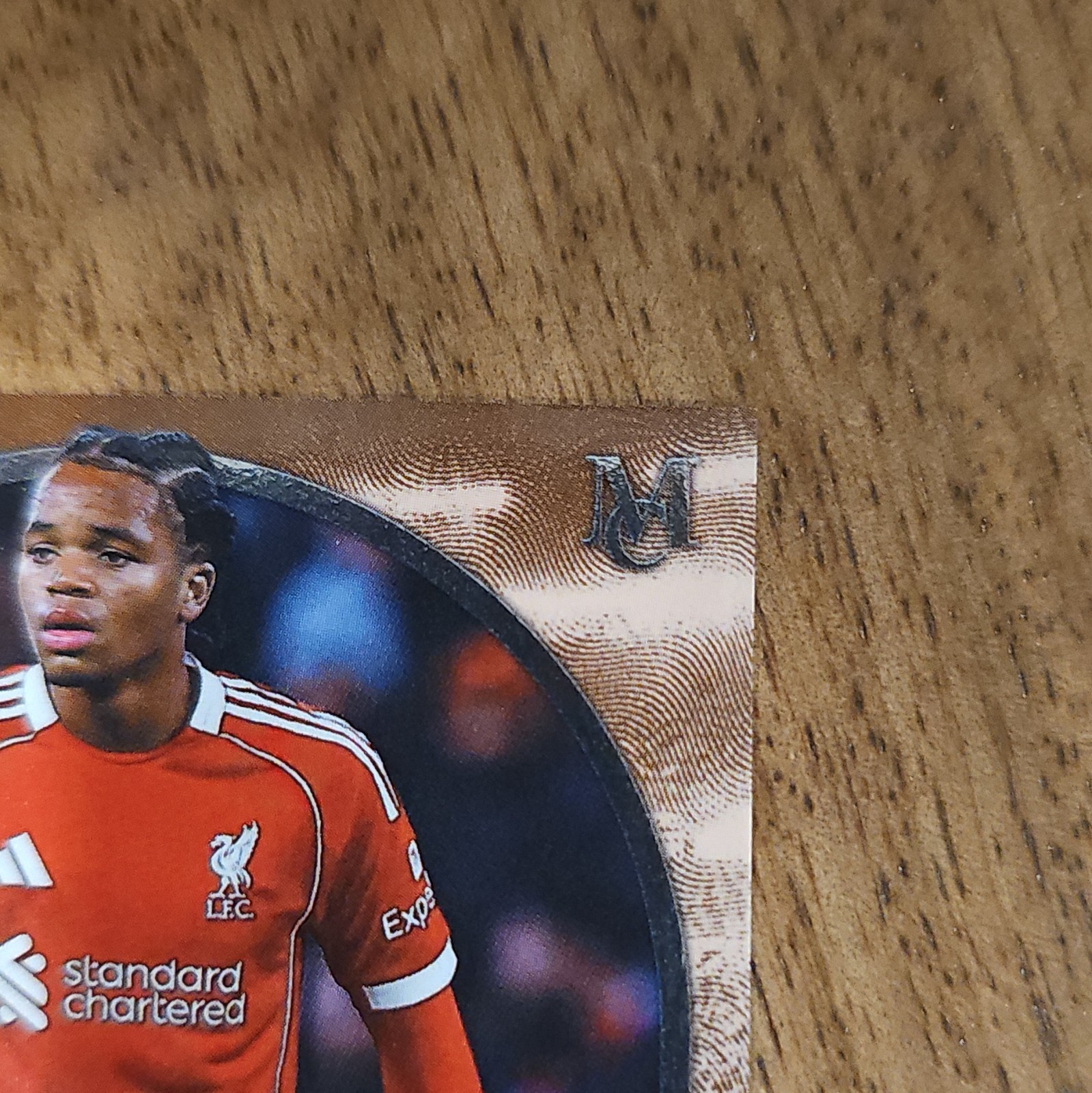 Topps Museum Collection UCC 2025-26 Rio Ngumoha Liverpool AA-RN Auto RC /299 view 3