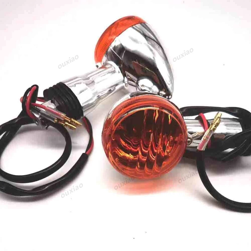 Señales de giro de bala cromadas ámbar para Suzuki Boulevard M109R VRZ1800 2006-2013 12 Foto 2 de 4