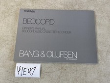 Beocord Bang & Olufsen 5500 Cassette instruction book Recorder Manual 41E47