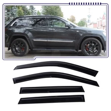 4Pc Window Visors Rain Sun Guard Vent Fit For 2011-2021 Jeep Grand Cherokee