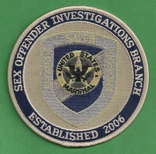 U. S. MARSHAL SERVICE SEX OFFENDER INVESTIGATIONS BRANCH PATCH
