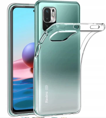 MARKENLOS FÜR XIAOMI REDMI NOTE 10 5G - ULTRA SLIM Silikonhülle Hülle Case Tasche CLEAR