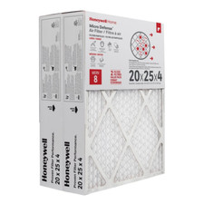 Honeywell 20 x 25 x 4 Pleated Air Cleaner Replacement Filter FPR 8 2-Pack NEW