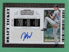 2019 PANINI CONTENDERS DRAFT PICKS KENDALL WILLIAMS DRAFT TICKET AUTO 2/10