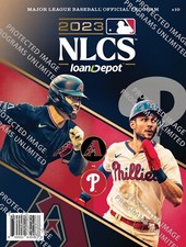 2023 NLCS PROGRAMM NATIONAL LEAGUE CHAMPIONSHIP ARIZONA DIAMONDBACKS WORLD SERIES