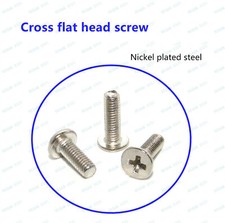 M2 M2.5 M3 Silvery Phillips Wafer Flat Head Machine Screw Laptop Notebook Bolt