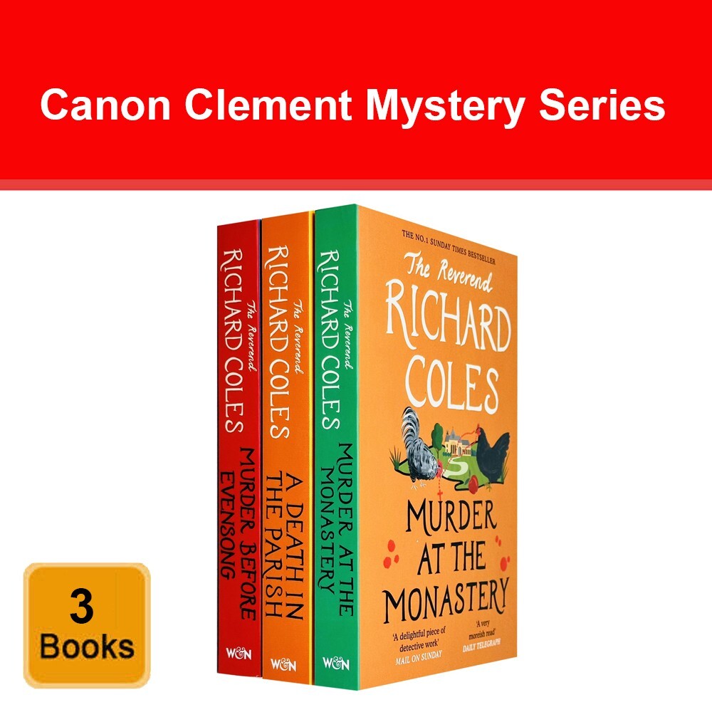 Canon Clement Mystery Series 3 Books Collection Set by Reverend Richard Coles