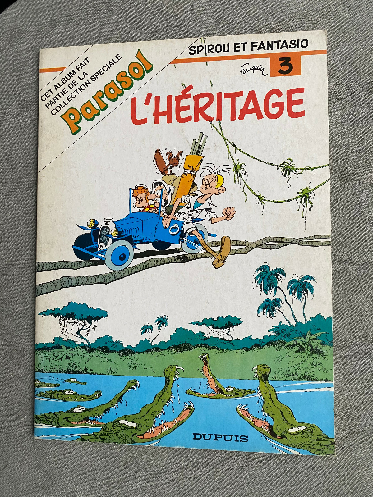 Franquin Spirou HERITAGE Edition Advertising For Parasol 1979 Eo Fine Condition