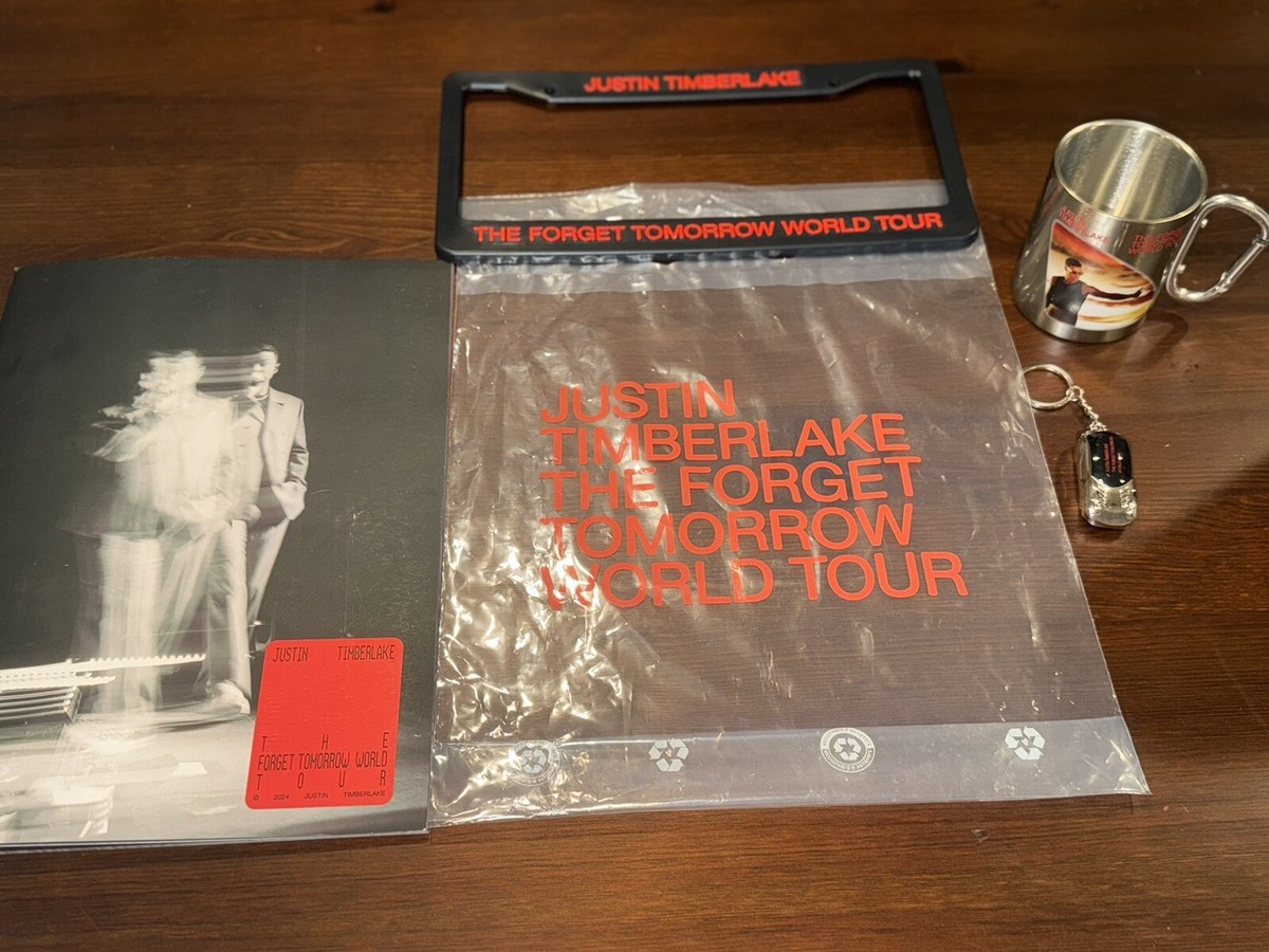 JUSTIN TIMBERLAKE “Forget Tomorrow” Tour VIP Stage Bar Merchandise
