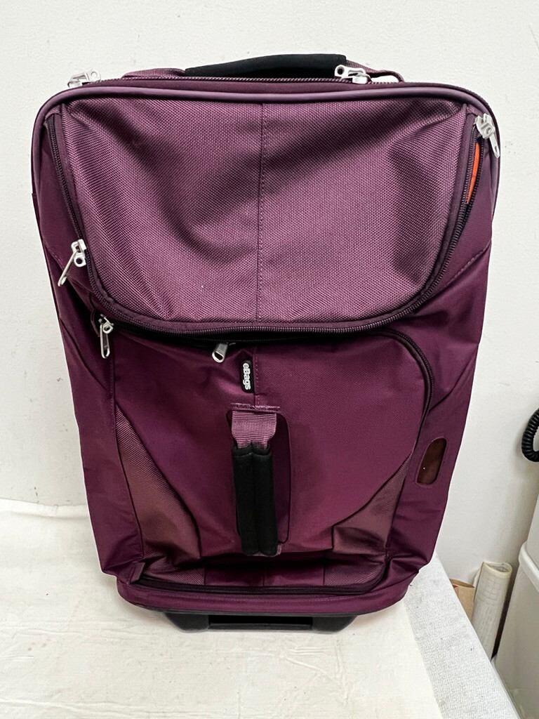 super clean ebags roller bag luggage Mother Lode carryon 21x14 purple