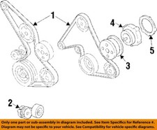 Tensor de correa de ventilador serpentina GM OEM 24575252