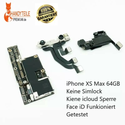 Original iPhone XS Max 64GB Platine Motherboard Mit Face ID  geprüft 