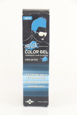 6 PACK SPLAT Splat Color Gel 1.5 Fl Oz Cold as Ice BLUE U28C