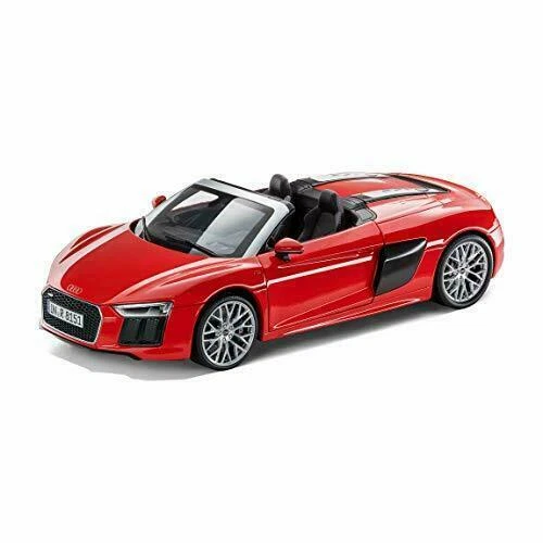 Modellini statici di auto, furgoni e camion rossi per Audi scala 1:8