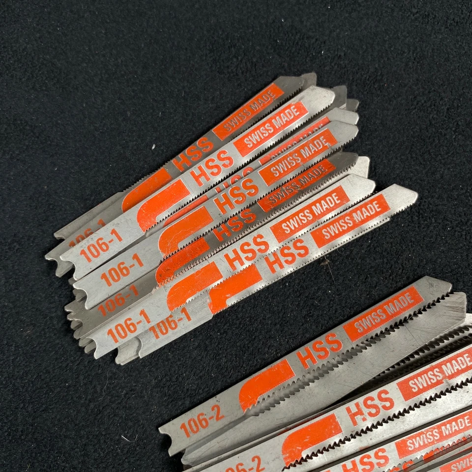 60 Black & Decker 'U' Shank Jigsaw Blade Set for Sheet Metal 0.2mm - 6mm - Image 2 of 4