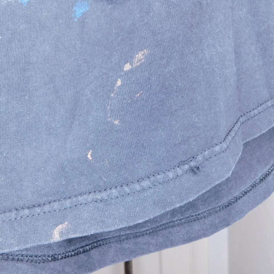 Camiseta De Colección Años 90 Habitat Talla L Elephant Lightning Negra Estampada Naturaleza Foto 4 de 4