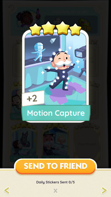 Motion Capture - Stickers - 4      - Set 17   FAST DELIVERY  