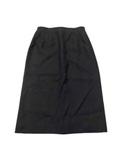 Talbots Vintage Deadstock 28  Pencil Skirt Dark Navy Size 6 NWT Midi Linen USA