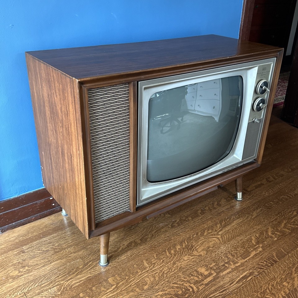 Vintage 1950s RCA Victor New Vista Console TV - Working Condition! | eBay