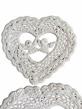 hand made crochet doilies Angels