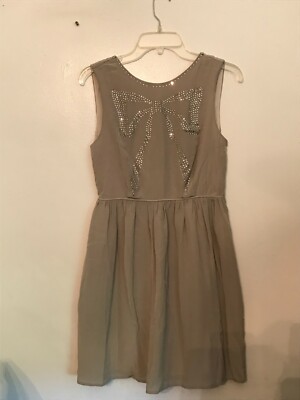 NWT JACK WILLS Sz Gray Silk Ellingham Dress NEW