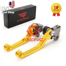 US Fit SUZUKI RMZ450 2005-2019 RMZ250 2007-2019 Pivot Brake Clutch Lever Gold
