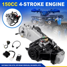 Long Case 150CC Fit For GY6 Single Cylinder 4-Stroke Complete Engine Motor
