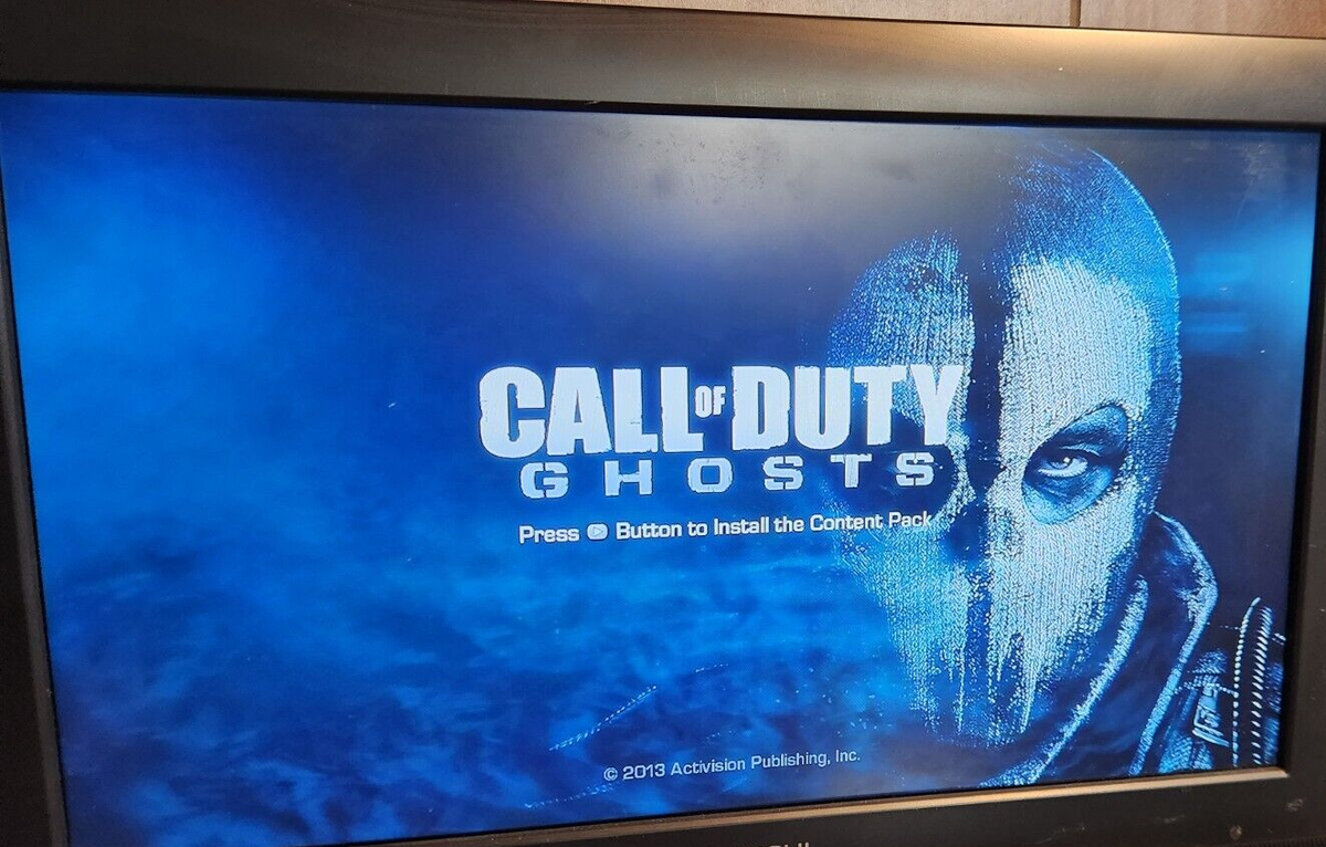 Call of Duty Ghost Xbox 360 Game Tested Works