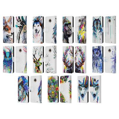 OFFICIAL PIXIE COLD ANIMALS LEATHER BOOK WALLET CASE COVER FOR MOTOROLA PHONES 2