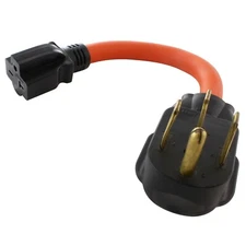 Flexible Industrial/Power Tool Adapter NEMA 14-50P to NEMA 6-20R by AC WORKS®