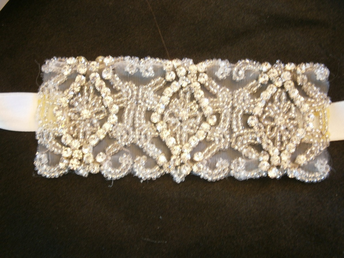 Kleinfeld’s Bridal Headpiece with Swarovski crystals Buy BALILTI Bridal Pearl Headpiece, Pearl Wedding Headband  main image 4