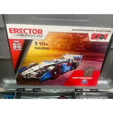 ERECTOR by MECCANO 27-in-1 CHAMPIONSHIP RACE CAR Steam Building Kit 19205