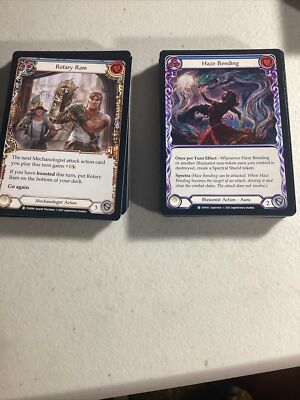 flesh and blood card sets 60 Card Flesh And Blood Bravo Blitz Deck With Extra Cards