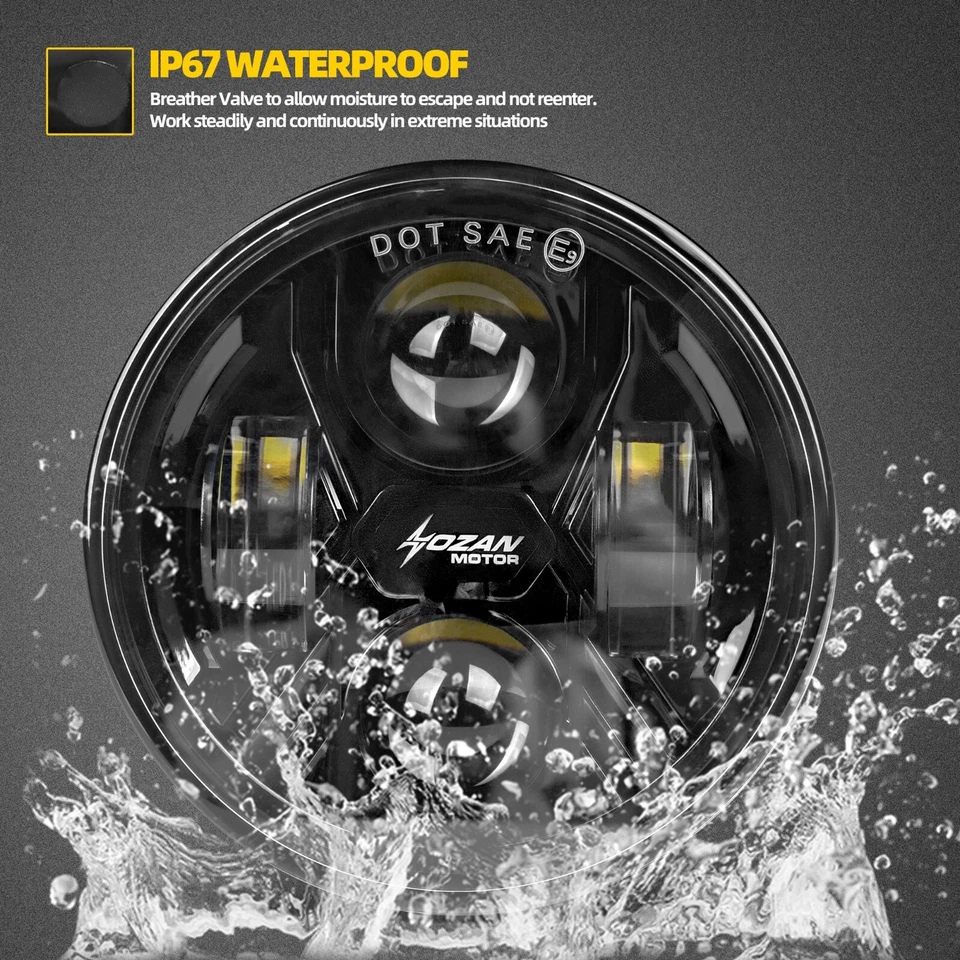 Faros antiniebla LED redondos para parachoques delantero Toyota Tacoma 2005-2011 luz antiniebla Foto 2 de 4