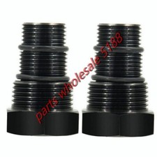 2pcs 12-28 Npt Oil Filter Threaded Adapter Auto Suppressor Oil Filter Adaptor