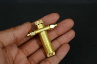 Microcosm P12 Brass Oiler Displacement Lubricator For Live Steam Engine Models