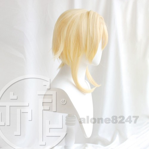 Pelucas sintéticas sintéticas Lumine Genshin Impact Anime forma de trenza grande cabello hacia arriba - Imagen 2 de 4