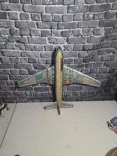 Vintage Tin COMET JETLINER Toy Airplane   de Havilland   1950s Jet. P3